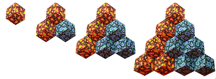Rhombic Dodec Triangles