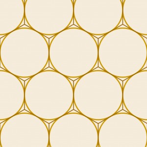 Honeycomb with circles